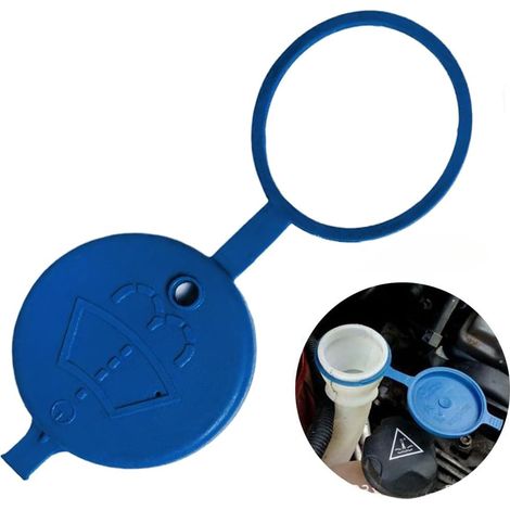 Bouchon réservoir lave-glace - 1 pièce - Plastique robuste - Étanchéité parfaite - Pour Citroën et Peugeot - Compatible OEM 643230 (1/4)
