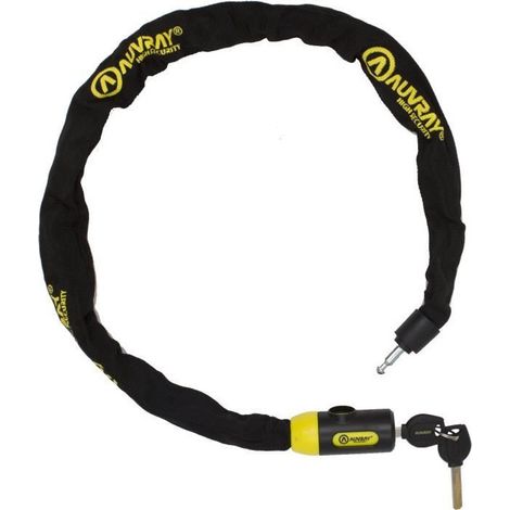 Chaîne Auvray C-bloc 90 avec cadenas - longueur 90 cm, diamètre 6 mm (1/2)
