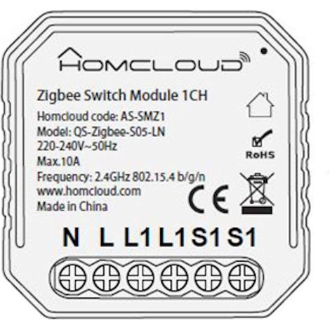 Homcloud Zigbee Intelligent Wi-Fi Built-in Switch Module AS-SMZ1
