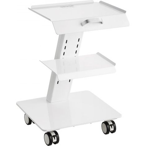 Chariot de Laboratoire en Acier, Chariot de Service blanc (1/3)