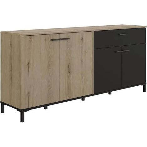 Gami TRUST Sideboard schwarz 180 cm Breite