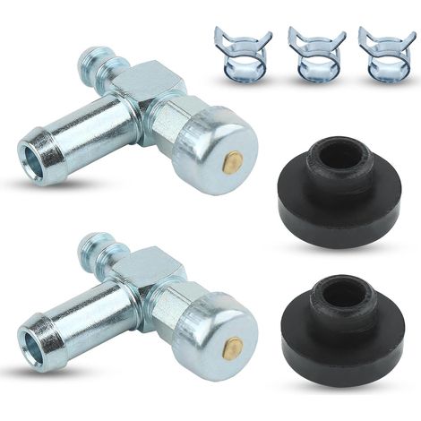 Kit de valve d'arrêt avec bouchon de passage pour réservoir de carburant pour générateur Honda GX240, remplacement 951-0171 751-0171 (1/5)
