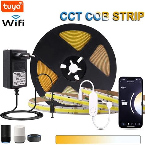 Tuya Kit Strip LED COB ad Alta Densità Smart WiFi CCT (1/4)