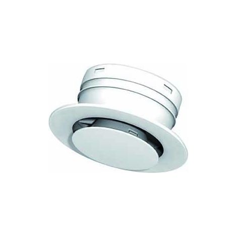 Vaillant Standard Abdeckbl. rund D 125 m für Wandmontage, weiß, 0020231949