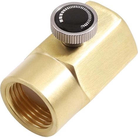 Adaptateur de Recharge de Cylindre CO2, Connecteur de Soupape de Remplissage en Laiton CO2 pour Bouteilles de Soda Domestique, en Laiton, Facile à Installer (1/5)