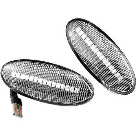 Lato segnale di svolta, dinamica luce a LED per auto J10 T31 Cubo Juke Foglia Micra Bianco (1/5)