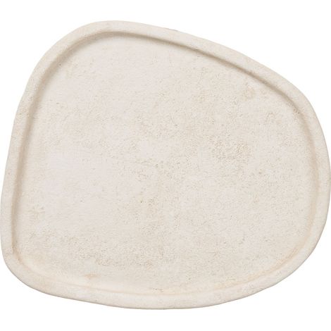Vassoio organico in cemento beige 35x30x2,5 cm — House Nordic (1/5)