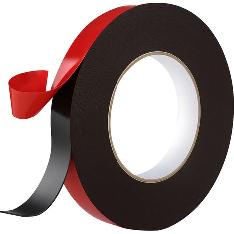Adhésifs Double Face Extra Fort,25mm x 10m,Ruban de montage double face,Imperméable et Ultra Résistant aux Hautes Températures Colles Adhesif pour Bureaux,Maison,Fixant,Extérieur (1/5)