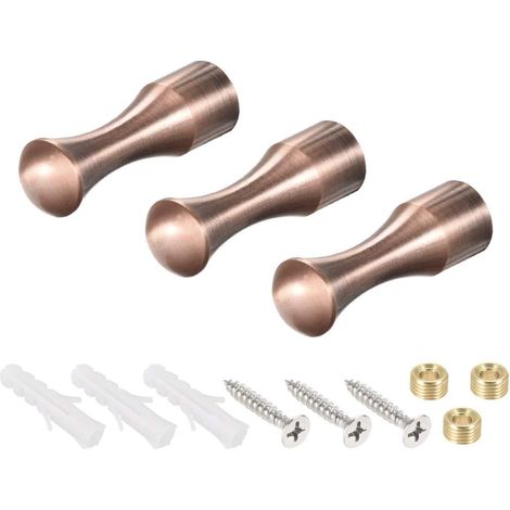 3 pièces. Poignées de porte-clés 14x45mm(DxL) Gebürsteter Kupferton (1/4)