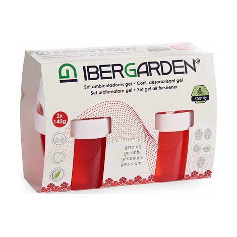 Pack 2 Gel 140gr Lufterfrischer Geranienfliegen 11001 ibergarden (1/2)