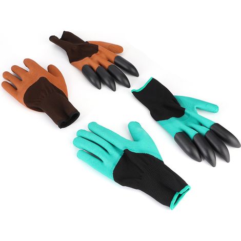 2 paires de gants de jardinage pour creuser, planter et tailler (1/5)
