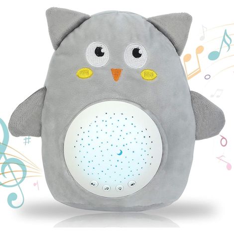 Aide au Sommeil pour Bébé Projecteur Veilleuse Aider Bébé à s’Endormir, Jouet Musical avec 10 Sons Apaisants (1/5)