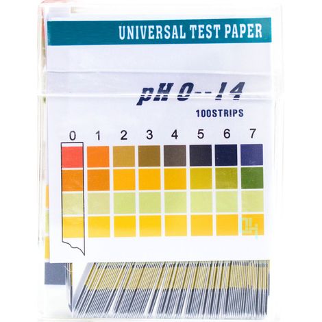 GARRYFIZH Lot de 2 bandelettes de test de pH professionnelles pour usage quotidien et industriel, avec boîte en plastique
