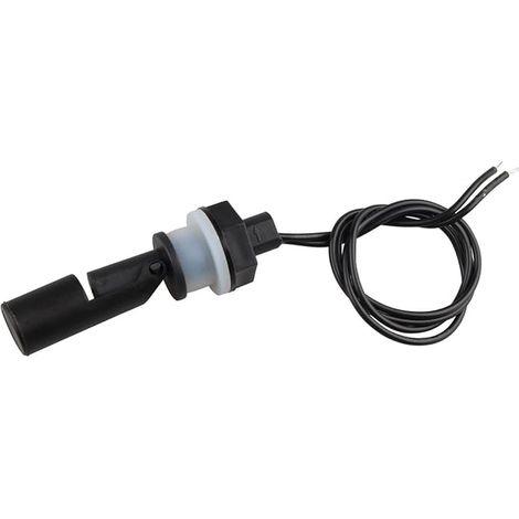 PP Low Pressure Side Mount Horizontal Water Level Sensor Liquid Level Sensor Float Switch Wire cable for tank Pool (1/3)
