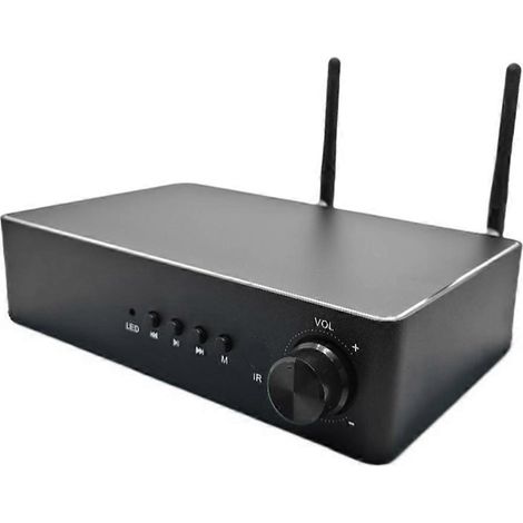 ESS9023 Class D HiFi Stereo Multiroom-Verstärker 60W x 2 mit WiFi und Bluetooth, Tadil AirPlay Equalizer, kostenloser App, US-Stecker. (1/5)