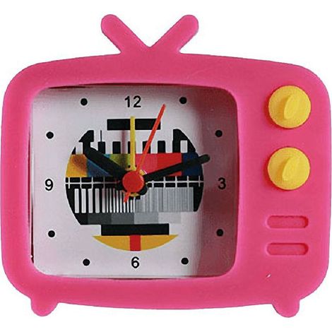 Mini Réveil Tv Rose