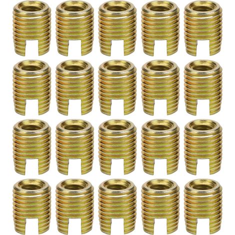 Kit de réparation de vis autotaraudeuses en acier au carbone 302 (20 pièces, M8 x 1,25 mm, M12 x 1,5 mm, 15 mm) (1/5)