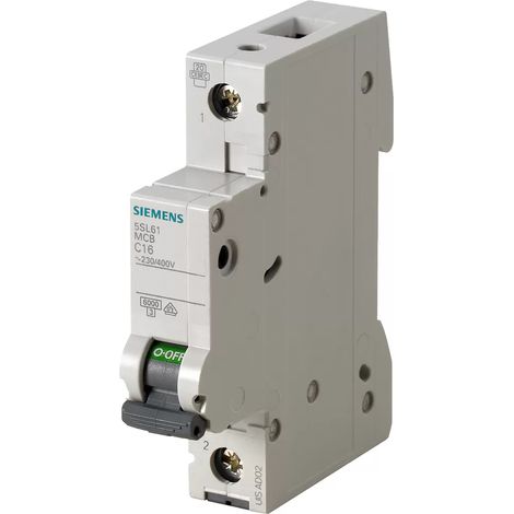 Leistungsschalter 1P B 4A 6kA AC sentron 5SL6104-6 (1/2)