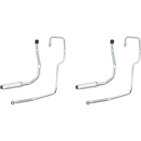 4x 11427608123 11427608124 Tuyau d'alimentation et de retour d'huile du turbocompresseur moteur, BMW Série 3 N13 F20 F21 F30 (1/5)