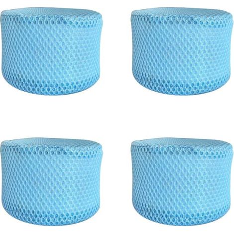 Lot de 4 filets de sécurité compatibles avec les filtres de spa Mspa, avec trous aux deux extrémités (1/5)