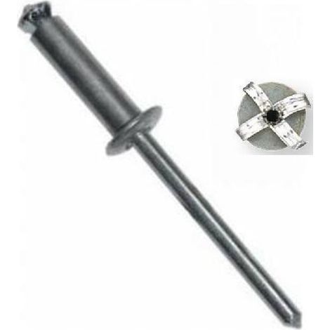 remache flor cabeza alomada. metal. remachado ciego. largo 16 mm largo 35mm