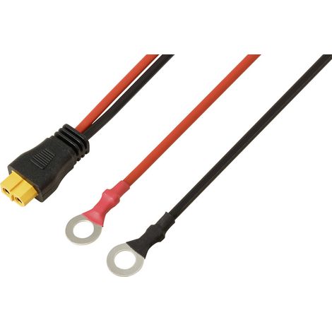Ringkabelschuh zum XT60-Anschlusskabel 1 m TC-13619320  Schwarz, Rot TRU COMPONENTS Inhalt: 1 St.