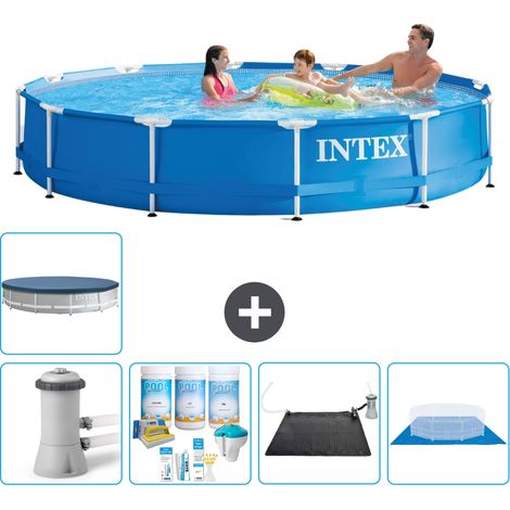 Frame Pool Rund - 366x76 cm - 6-teilig S21175 (1/5)