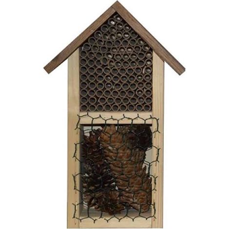 Hôtel ou Abris à insectes 31 cm et petits animaux