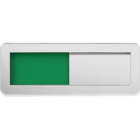 Acryl-Schiebetürpaneel für Konferenzräume, Sichtschutz im Büro – 0,5 x 4 x 10 cm – Silber 2 (1/3)