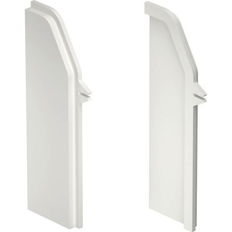 OBO Bettermann Cierre lateral portamecanismos SL 9010 derecho + izquierdo cloruro de polivinilo blanco puro RAL 9010, 6132234