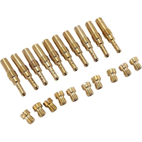 Kit de 10 gicleurs principaux et 10 gicleurs de ralenti pour carburateur de moto PWK Keihin OKO CVK PWM NSR KSR PWM