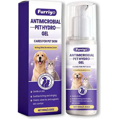 Furriyo Hautpflegegel für Haustiere: Sanfte, beruhigende und regenerierende Hautpflegeprodukte für Katzen und Hunde (1/5)