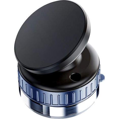 Support magnétique pour smartphone à ventouse pour pare-brise, rotatif pour la navigation et les appels vidéo, noir (1/5)