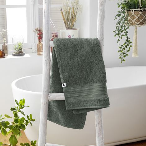 Serviette 50 x 90 cm garance romarin Vert (1/4)
