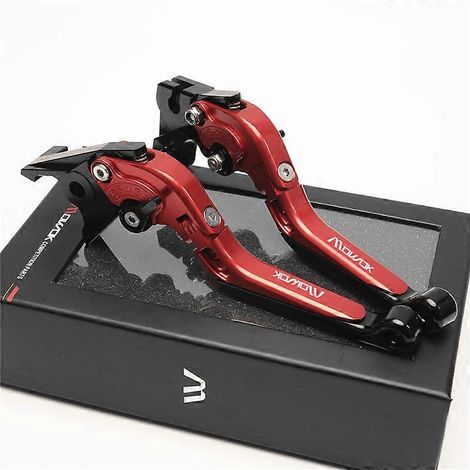 GSX250 GSX250R GW250 DL250 klaxon de frein modifié, tringle d'embrayage (noir rougeâtre) (1/5)
