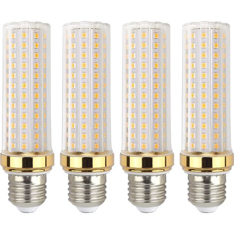 Ampoule LED E27 20W Blanc Neutre 4000K 2200 Lumens, 88 LEDs, Remplace Halogène 150W, AC 230V, Lampe Bâton LED Non Dimmable, Lot de 4 (1/5)