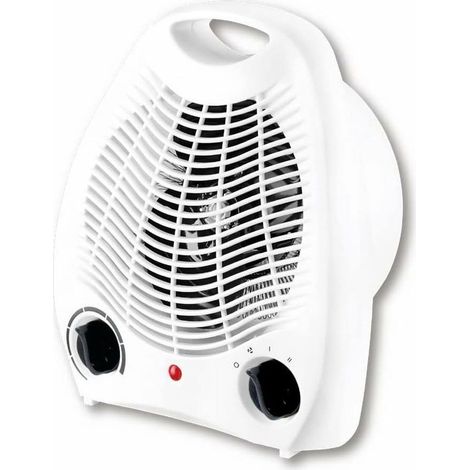 Radiateur soufflant électrique .Réchaud électrique.1000W / 2000W . Thermo Convecteur à Air Chaud 2 Pouvoirs Bouton Intuitif. Silencieux. Portable
