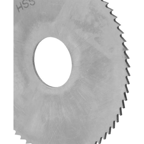 Lame de Scie Circulaire 60x1.0 mm 72 Dents Acier Rapide pour Coupe Métal