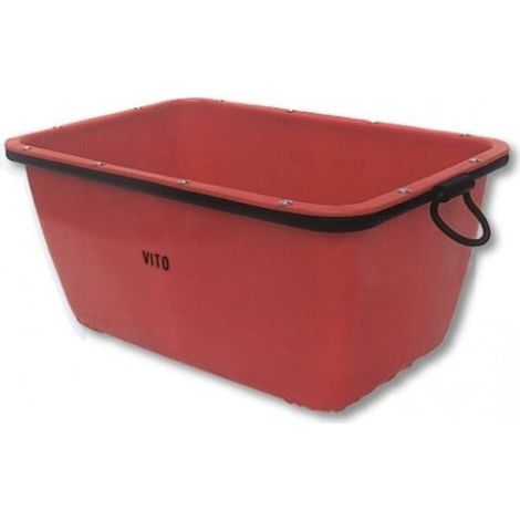 Altrad – Bac à mortier rectangulaire 200 litres – Charge maximale 400 kg – Longueur 100 cm – Largeur 67 cm – Hauteur 46 cm – Monté sur cadre métallique