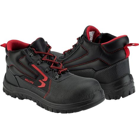 STIVALE PELLE S3 PUNTA/SOLETTA METALLO