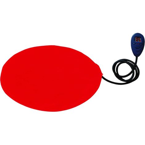 Elektrische Haustierdecke mit automatischer Abschaltfunktion, einstellbarer Temperatur, Kabel, bissfest, waschbar, rot (1/5)