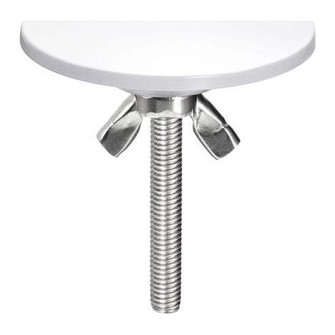 Couvercle Trou Robinet Bouchon Evier Cache Trou pour Évier de Cuisine, 1Pcs Couvercle de Trou de Robinet en Alliage de Zinc, pour Lavabo, Évier, Plan de Travail (Blanc) (1/5)