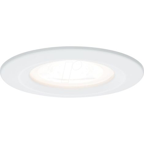 Spot encastré LED Nova - GU10 - Blanc - 6,5W - 2700K - IP44 - Avec ampoule (1/5)