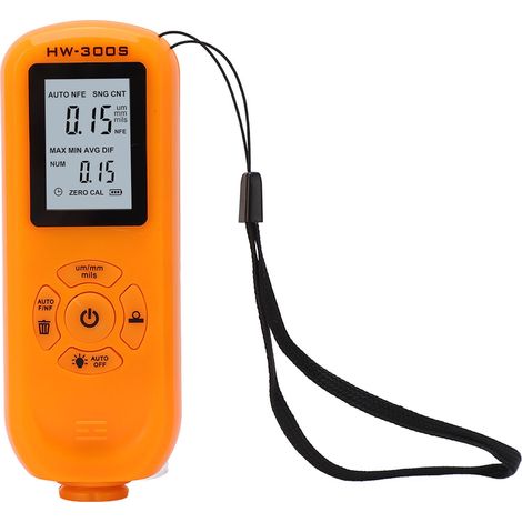 Lackdickenmesser mit Digitalanzeige, 3-teilig für Maschinen, orange (1/5)