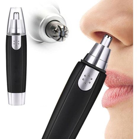 Tondeuse Nez et Oreilles 3 en 1 Homme Femme, Épilation Indolore, Imperméable, Idéal Voyage, Coupe Sourcils et Poils du Visage (1/4)