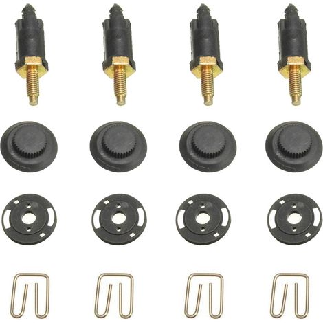 Lot de 4 Fixation Cache Moteur 2.0 Hdi Compatible avec Citroen,Fixations Couvre Moteur,Capuchon de Boulon de Capot Moteur 206,Compatible avec Peugeot 206 306 307 406 607 806 (1/5)