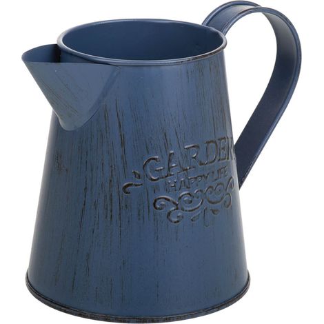 Jarra de metal azul 14xd10x11.5/12.5 td:7.5 (1/5)