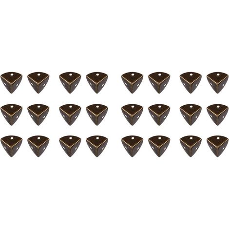 Protège-coins décoratifs - 25x25 mm - métal - style vintage (1/5)