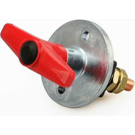 Interrupteur Coupure Isolateur Batterie Coupe Circuit,12V-60V 200A Batterie à clé Fixe Universelle de Voiture Déconnecter l'isol (1/5)
