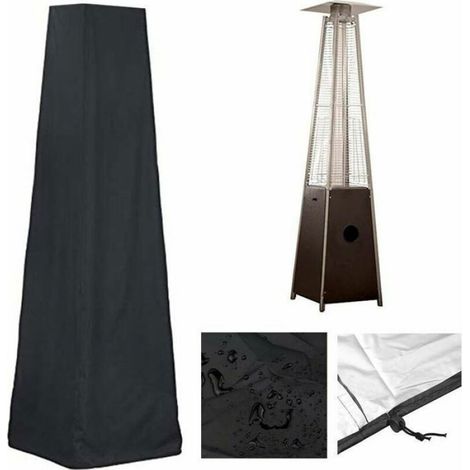 Housse Parasol Chauffant - Pyramidal - Tissu Oxford 210D Impermeable - Adaptée Chauffage Terrasse - 1 Piece (1/5)